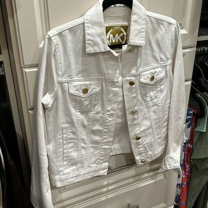 Michael Kors Jean jacket denim white gold S